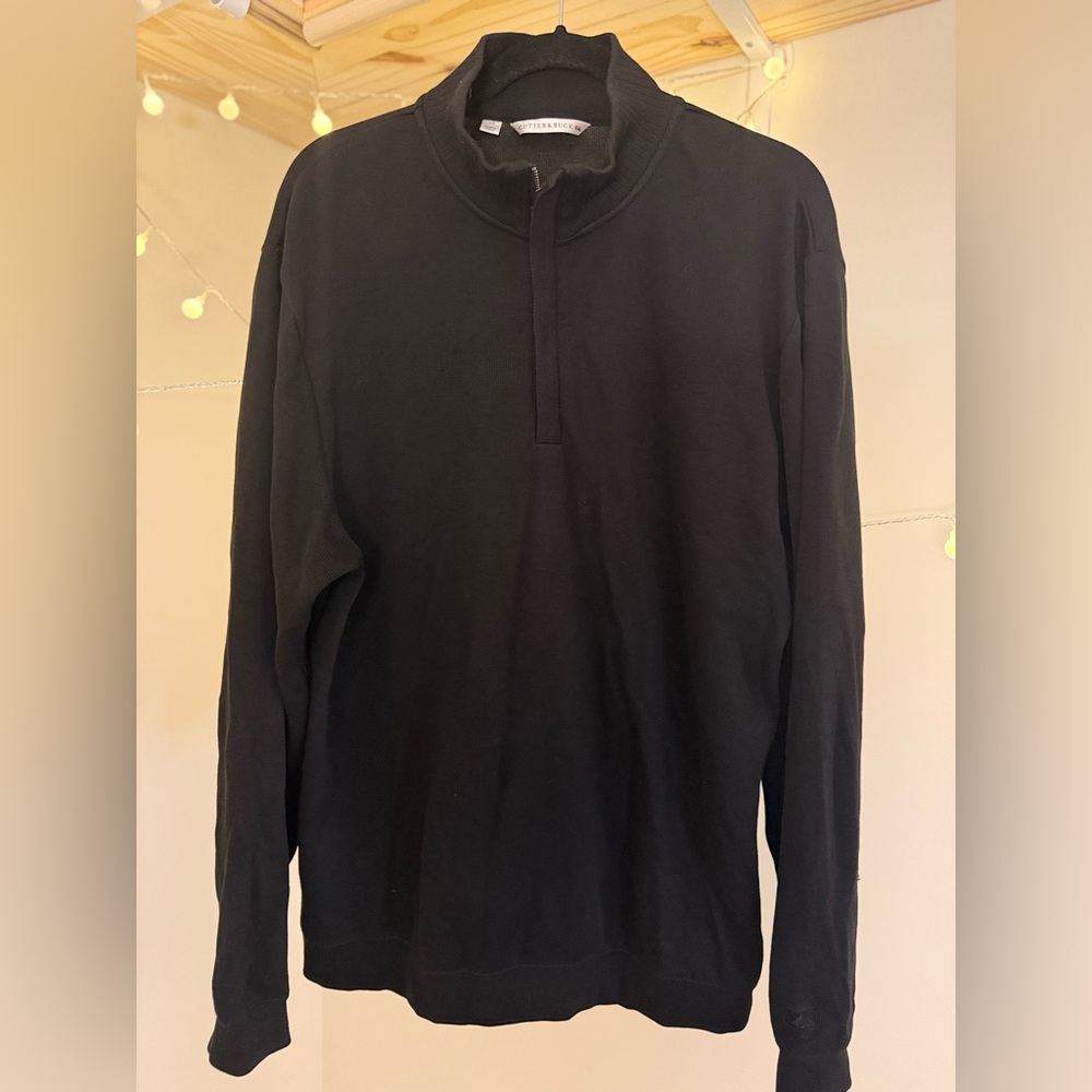 Men's Cutter & Buck Black‎ Long Sleeve Pullover